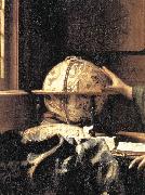 VERMEER VAN DELFT, Jan, The Astronomer (detail) wet